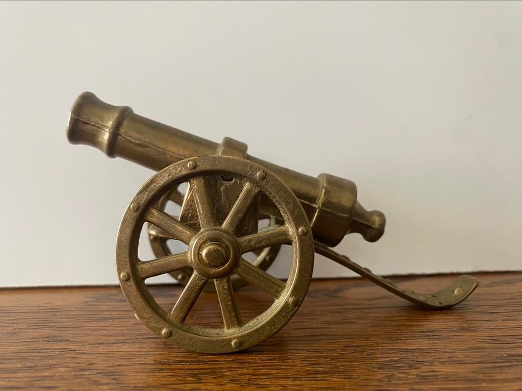 Oud koperen geweer, Antiek en Kunst, Ophalen of Verzenden