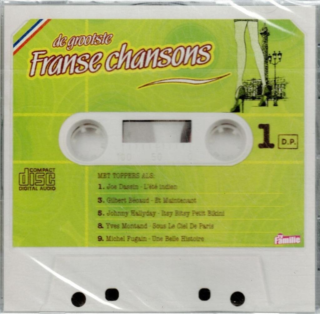 cd   /   De Grootste Franse Chansons 1, Cd's en Dvd's, Cd's | Overige Cd's, Nieuw in verpakking, Ophalen of Verzenden