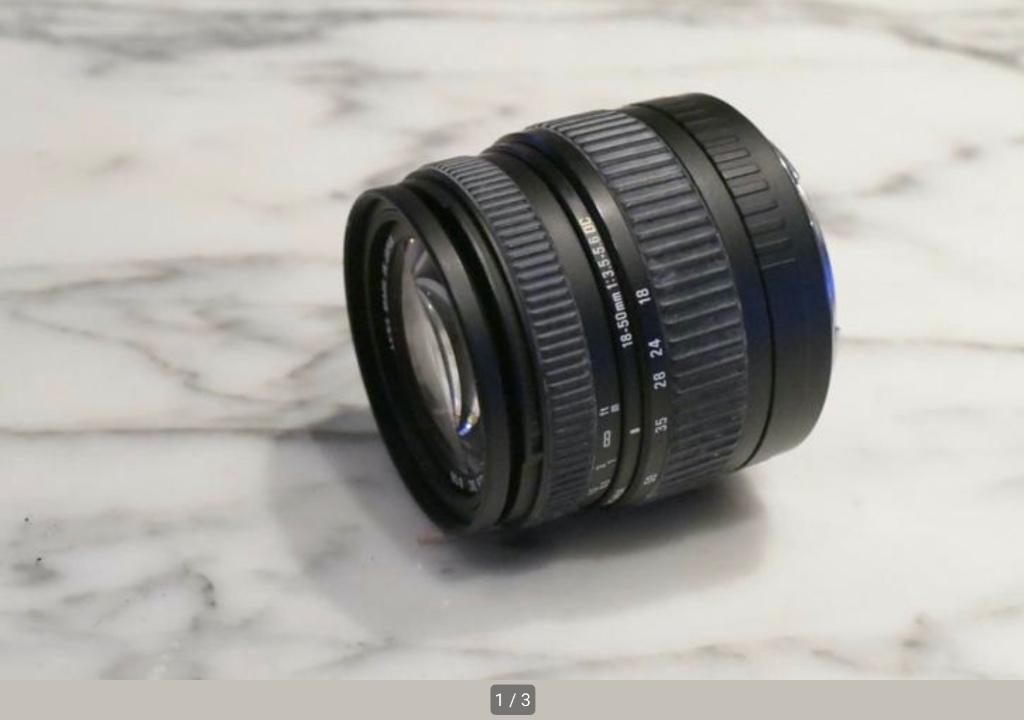 Sigma 18-50mm/f 3.5-5.6 DC voor Canon, Ophalen of Verzenden, 1980 tot heden, Lens of Lenzen