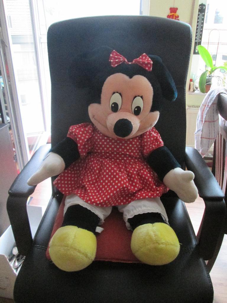 Mini Maus original Disney 70 cm liegend ca. 35- 40 Jahre alt, Ophalen of Verzenden, Gebruikt, Overige typen