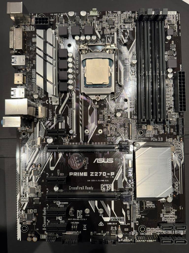Asus prime z270p + intel i5 7600k, Enlèvement, Comme neuf, Intel