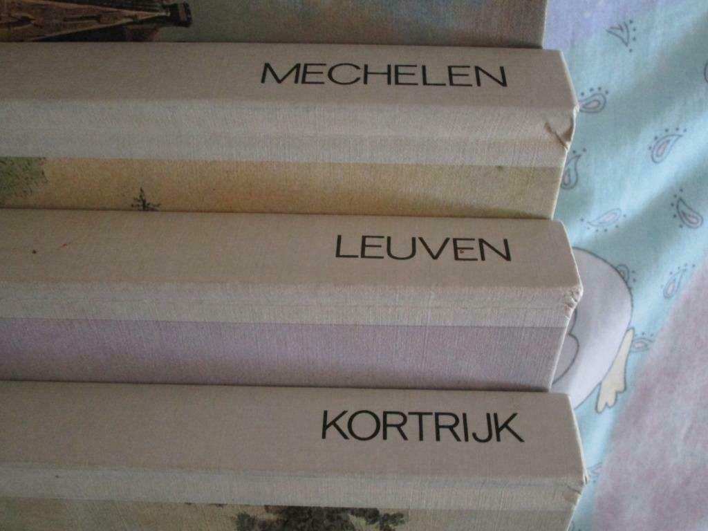 11 boeken over steden van belgie, Ophalen, Gelezen