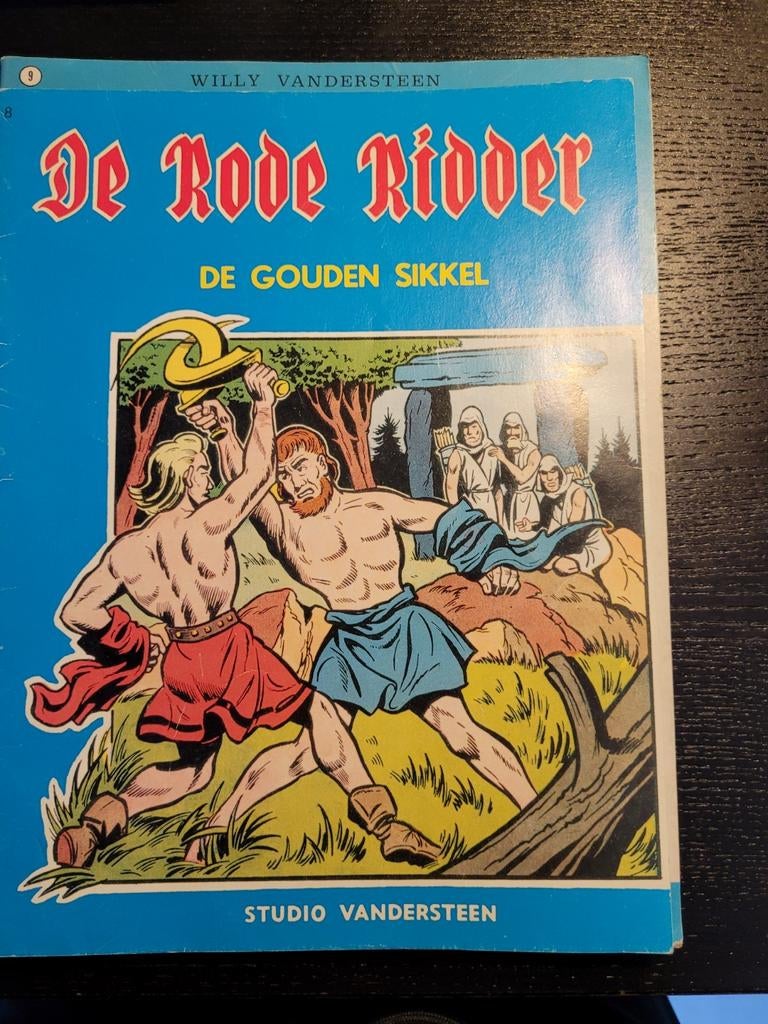 De rode ridder,  studio Vandersteen, 3 strips, blauwdruk, Ophalen of Verzenden, Gelezen