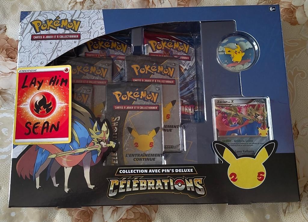 Coffret pokémon Zacian célébrations 25 ans FR, Ophalen, Nieuw, Overige typen