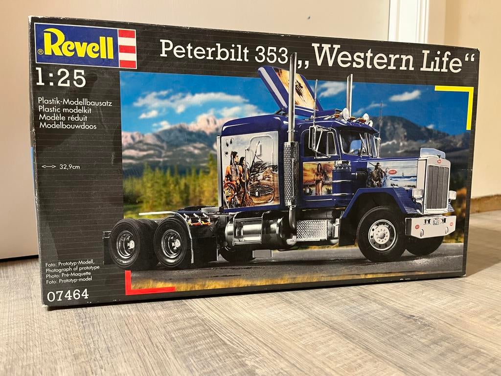 Revell Peterbilt 353 ‘Western Life’ 1:25, Hobby en Vrije tijd, Ophalen, 1:50 of kleiner, Revell, Nieuw
