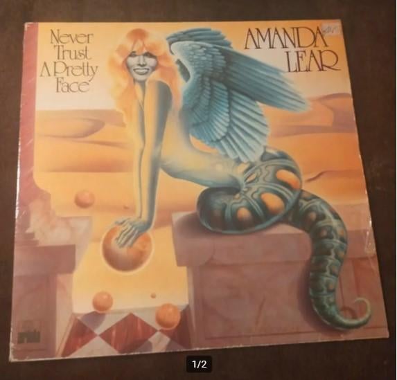 Vinyle LP Amanda Lear Never Trust a pretty face Pop Disco, Enlèvement ou Envoi, 12 pouces