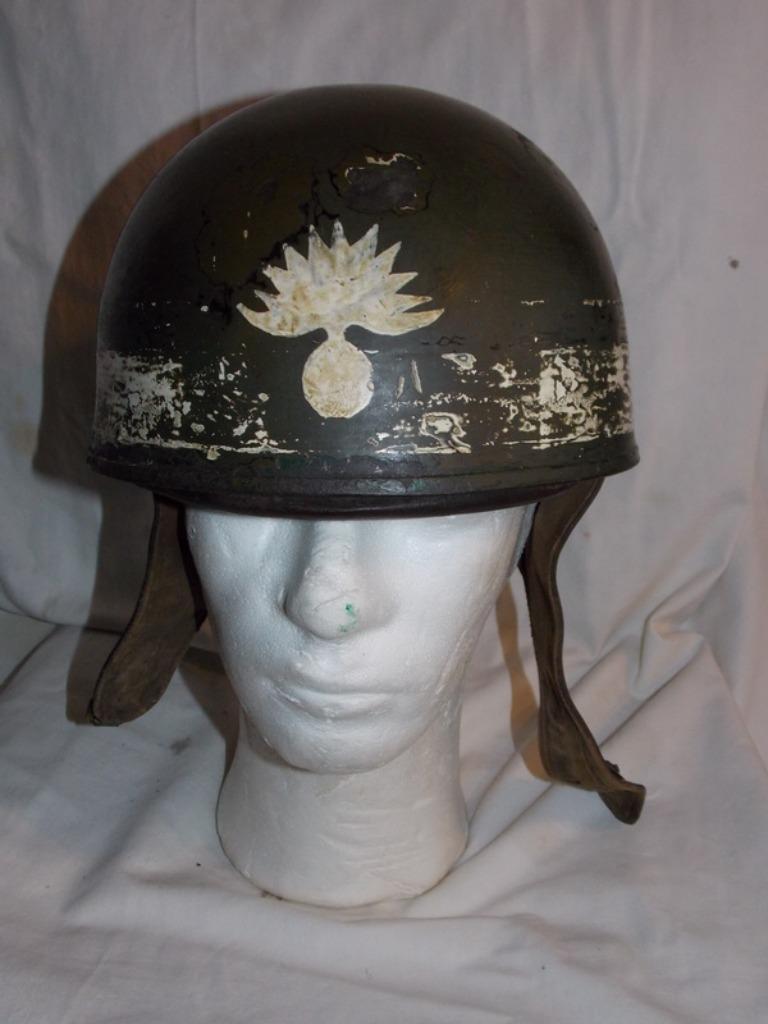 Casque Dispatch Rider anglais WWII (Congo Belge), Enlèvement ou Envoi, Armée de terre, Casque ou Béret