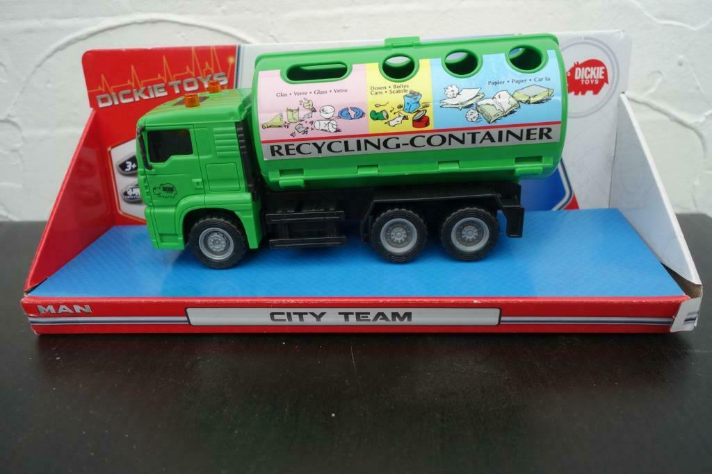 🚛 Dickie Toys Recycling Container 🚚, Enlèvement ou Envoi, Comme neuf
