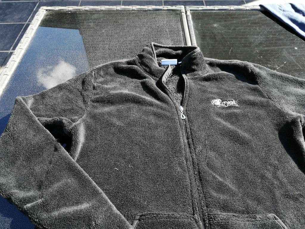 Jas zwart merk royal fleece – maat xl, Taille 46/48 (XL) ou plus grande, Enlèvement ou Envoi, Royal fleece, Porté