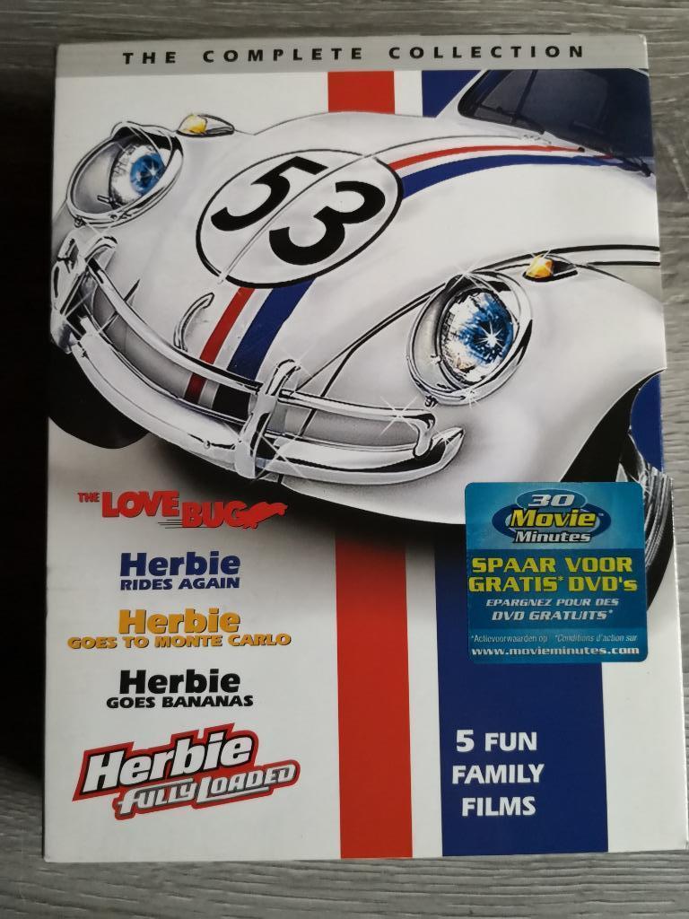 5 disc film dvd box the herbie collection, Cd's en Dvd's, Ophalen of Verzenden