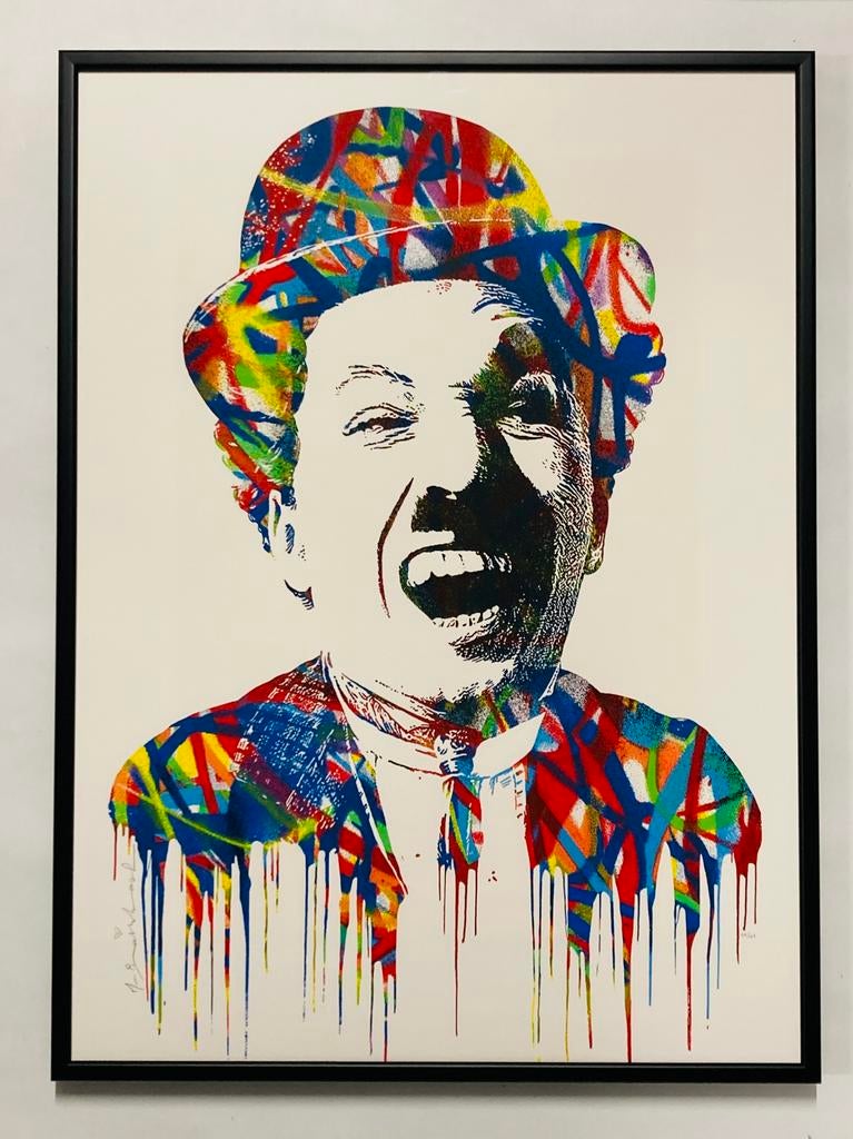 Mr Brainwash: ingelijste print met antireflecterend glas, Ophalen of Verzenden