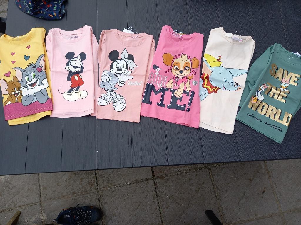NIEUW longsleeves maat 110 meisje, Kinderen en Baby's, Kinderkleding | Maat 110, Disney, Meisje, Nieuw, Ophalen of Verzenden