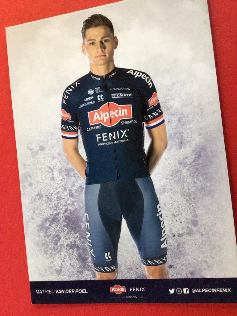 Wielerkaart 2021 team alpecin mathieu van der poel, Envoi, Comme neuf