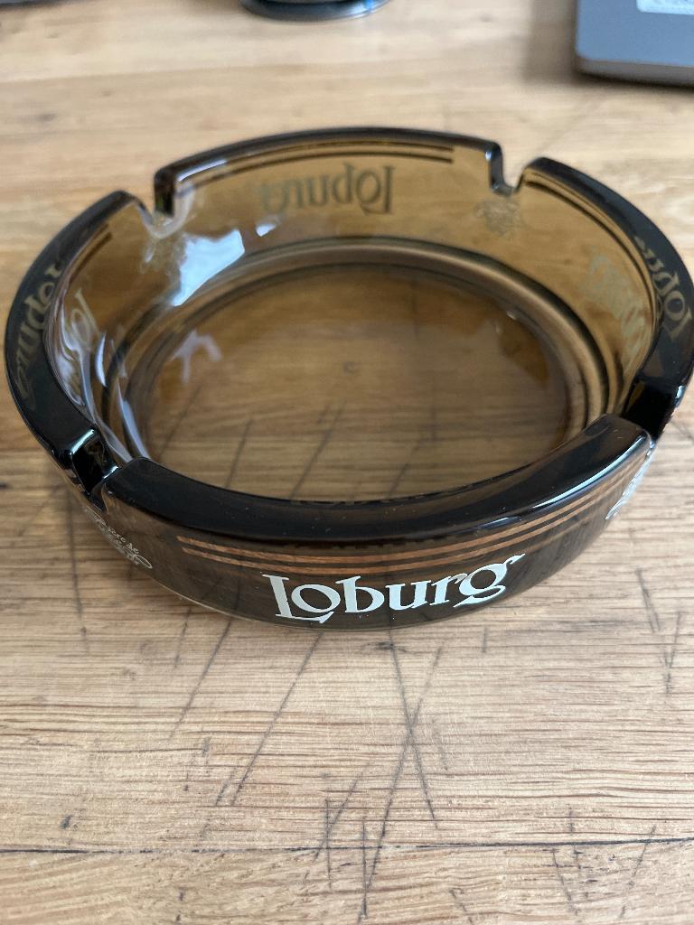 Loburg asbak groot model, Verzamelen, Biermerken, Ophalen, Gebruikt, Overige typen, Overige merken