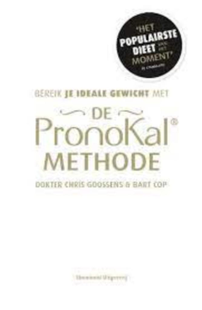 Bereik je ideale gewicht md PronoKal Methode|... 97890022522, Dieet en Voeding, Ophalen of Verzenden, Zo goed als nieuw, Zie beschrijving