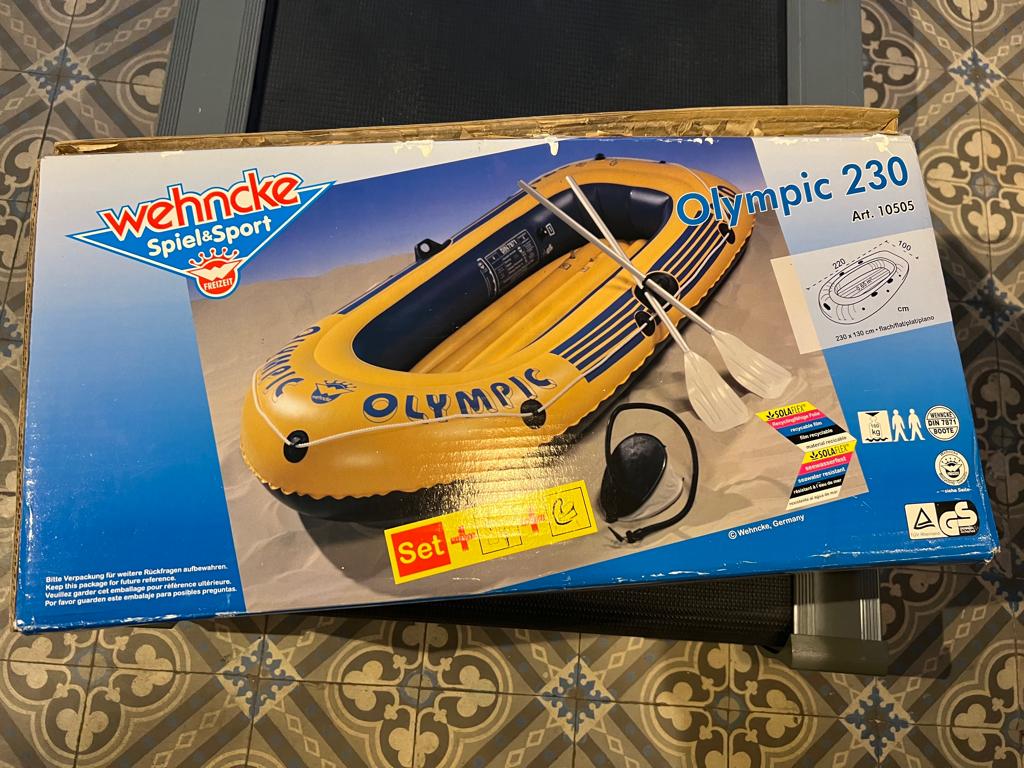 Wehncke Olympic 230 roeiboot, Ophalen, Nieuw, Overige materialen, Met roeispanen of peddels