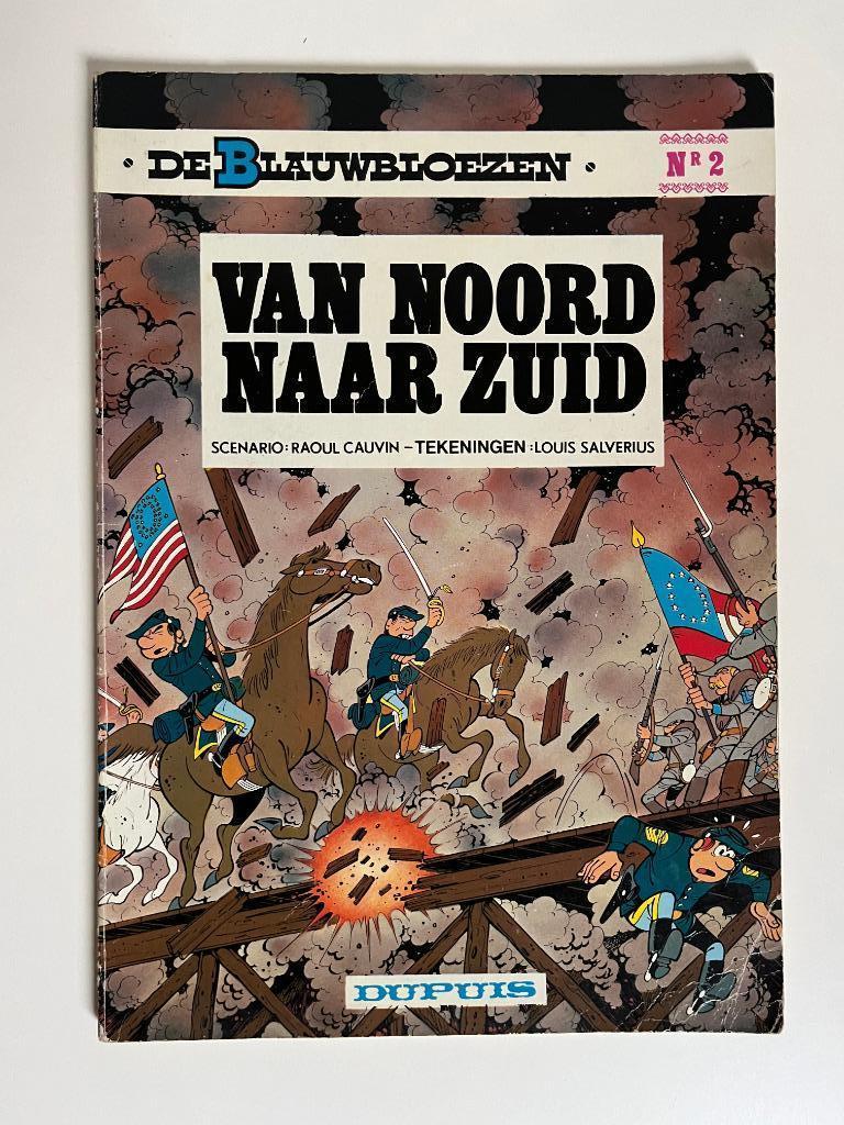 De Blauwbloezen 2 - Van Noord naar Zuid - 1e druk - 1972, Boeken, Verzenden