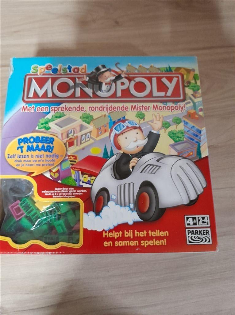 Monopoly Speelstad - s1662, Hobby en Vrije tijd, Verzenden, Zo goed als nieuw