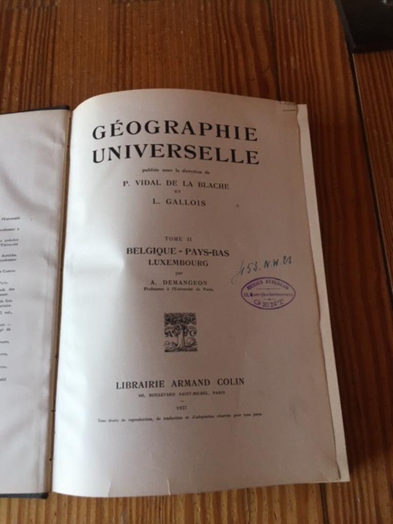 Géographie universelle, Belgique- Pays Bas- Luxembourg, Enlèvement ou Envoi