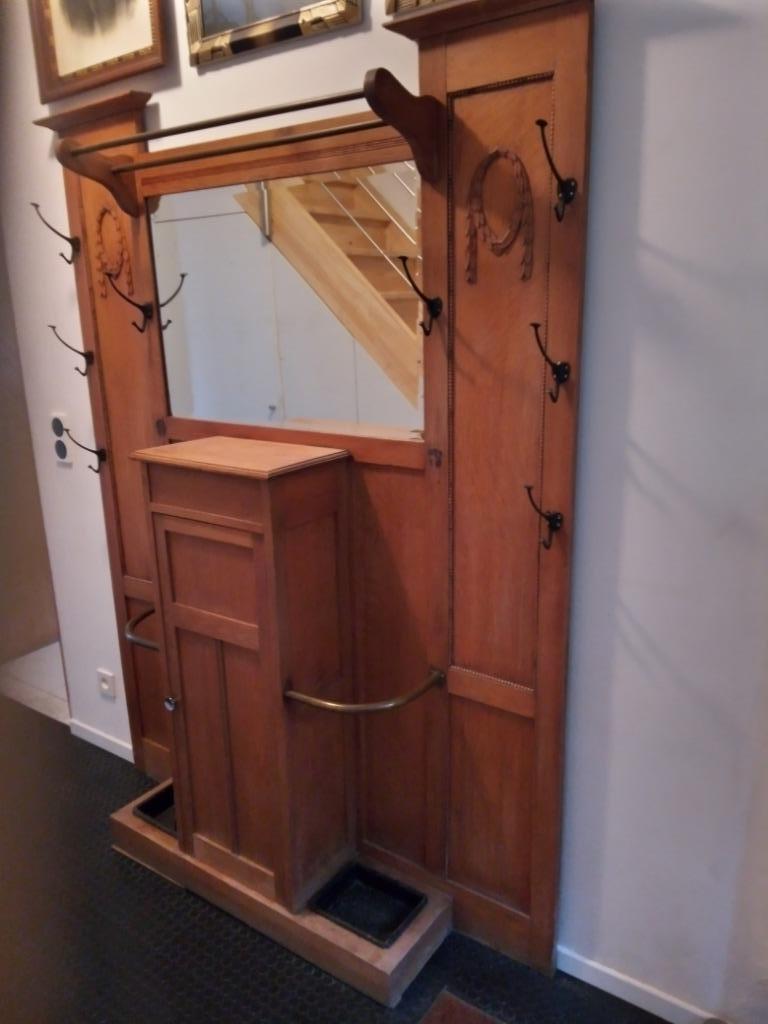 Kapstokmeubel met spiegel, Huis en Inrichting, Ophalen, Gebruikt, Overige typen, 150 tot 200 cm