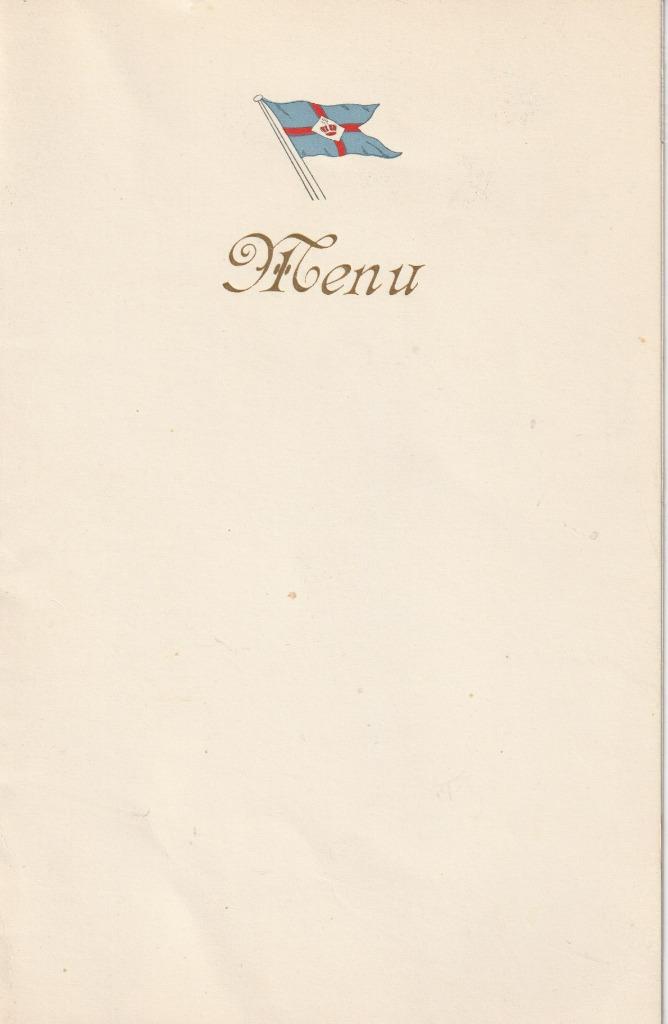MENU DU COPACABANA  ANVERS  MATADI  16  06  1956, Ophalen of Verzenden, Gebruikt, Overige typen
