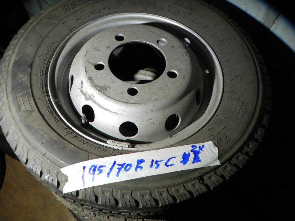 Band+ stalen velg 2x 195x70 R 15 C, Autos : Pièces & Accessoires, Enlèvement, Utilisé
