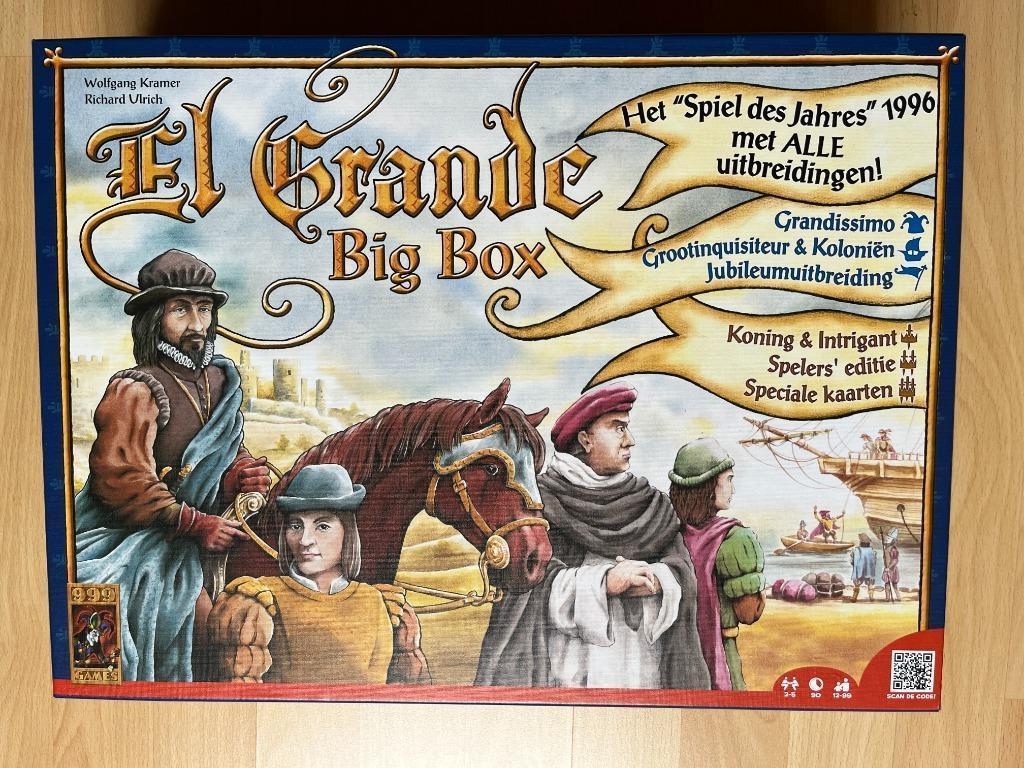El Grande Big Box (999 Games), Hobby en Vrije tijd, Ophalen, Zo goed als nieuw, 999 games