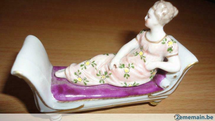 Italiaans porselein XIXe capodimonte gesigneerd, Ophalen of Verzenden