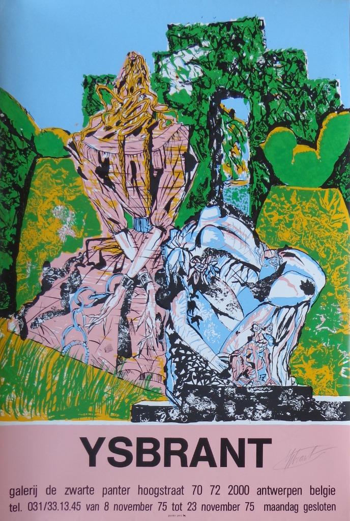 YSBRANT / AFFICHE / KLEURZEEFDRUK / 90x60cm / SIG / 1975, Enlèvement ou Envoi