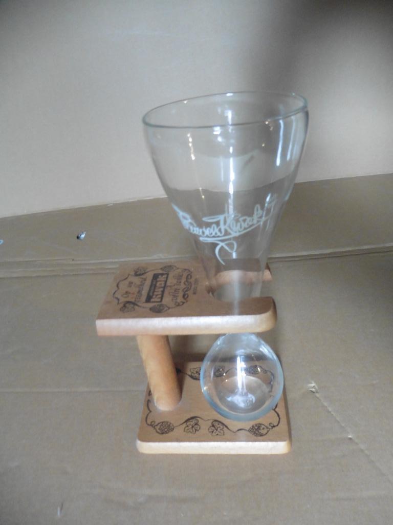 Verre Kwak avec support, Enlèvement ou Envoi, Comme neuf, Verre à bière