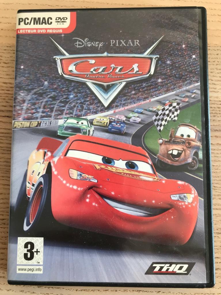 Jeu en DVD pour PC/MAC Cars 1 Disney Pixar, Enlèvement, Utilisé, Course et Pilotage, À partir de 3 ans
