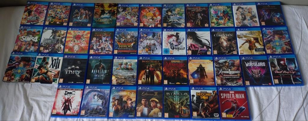 Liste de jeux Playstation 4/5, Games en Spelcomputers, Ophalen, Zo goed als nieuw, Overige genres, Online