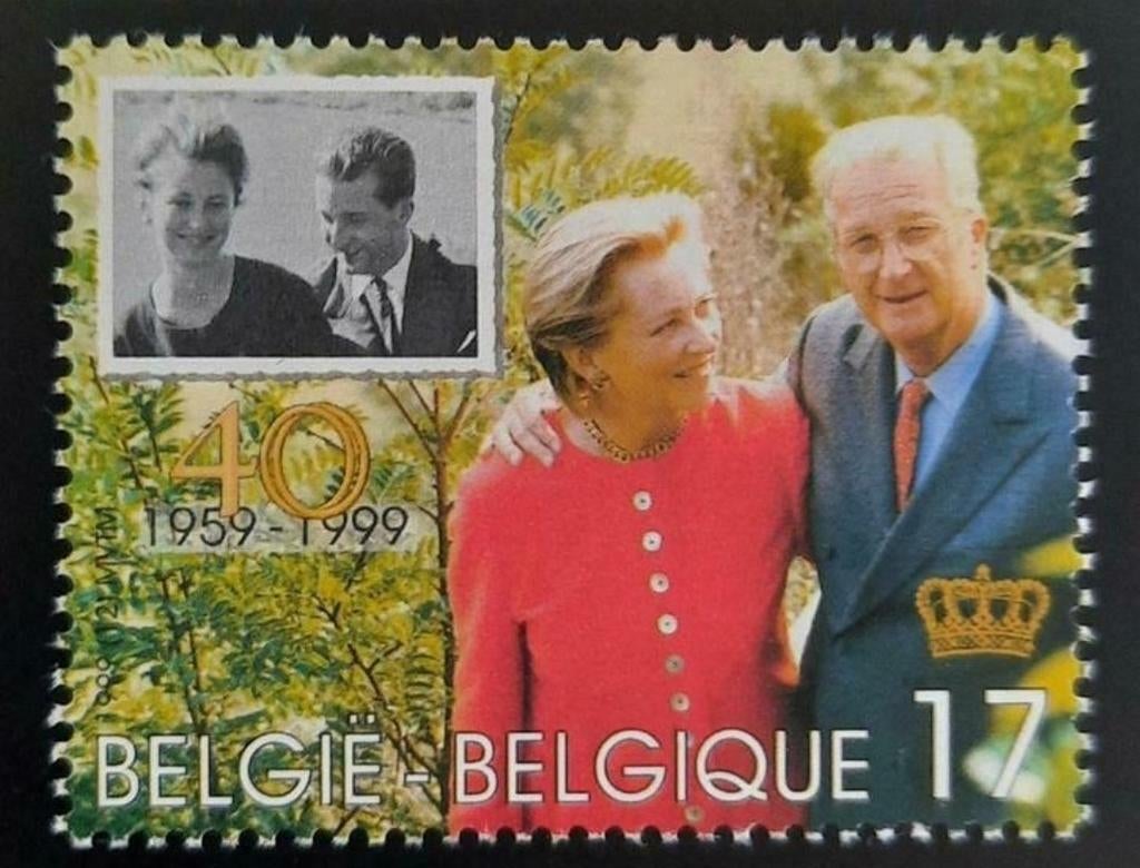 België: OBP 2828 ** Koninklijk huwelijk 1999., Koninklijk huis, Frankeerzegel, Ophalen of Verzenden, Zonder stempel