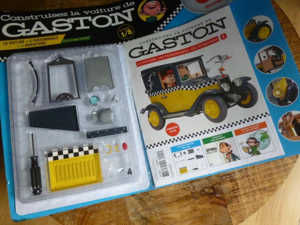 FIAT Taxi GASTON LAGAFFE Big Scale 1/8 METAL Kit +DocN1 NEUF, Enlèvement, Neuf, 1:5 à 1:8, Voiture