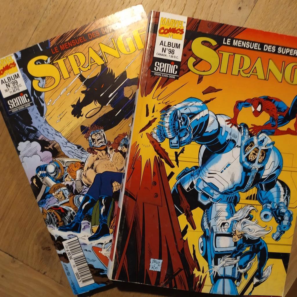 Strange albums 98 & 99 (293 à 298) Marvel comics Semic TBE, Plusieurs comics, Enlèvement ou Envoi, Amérique