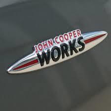 John Cooper works metalen embleem mini logo emblemen badge, Ophalen of Verzenden, Mini