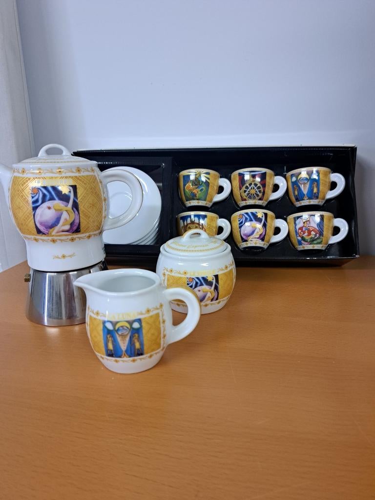Koffie servies Ancap, Antiek en Kunst, Antiek | Servies compleet, Ophalen of Verzenden