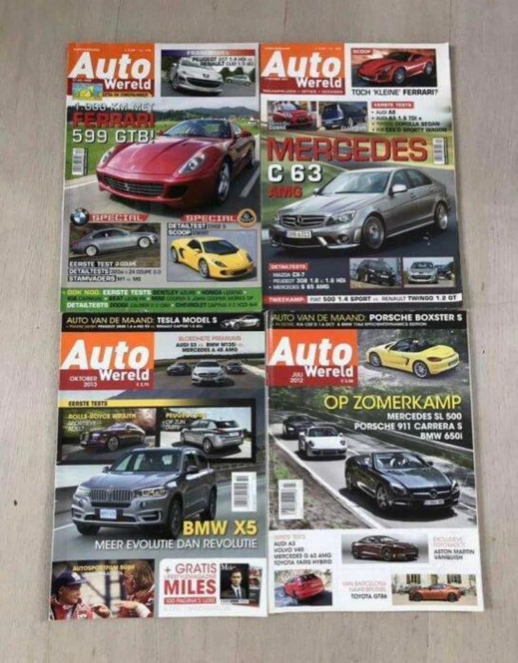 Autowereld magazine’s 6 stuks, Enlèvement ou Envoi, Comme neuf, Autowereld