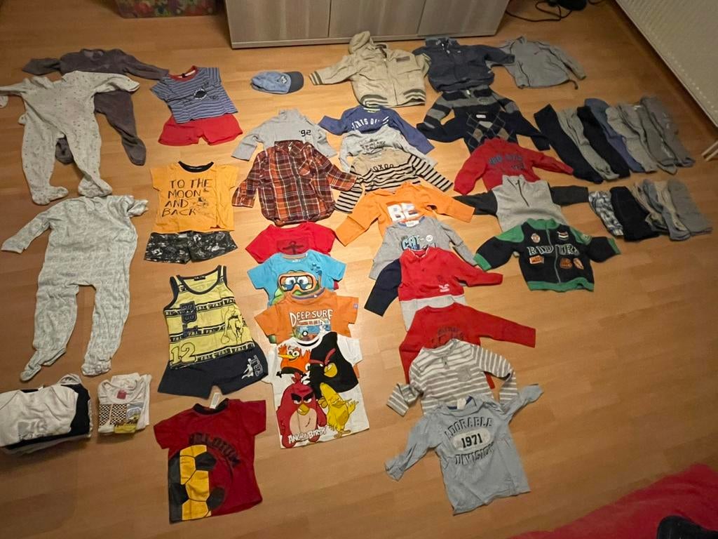 Lot 59 vêtements garçon taille 92, Ophalen, Gebruikt, Maat 92
