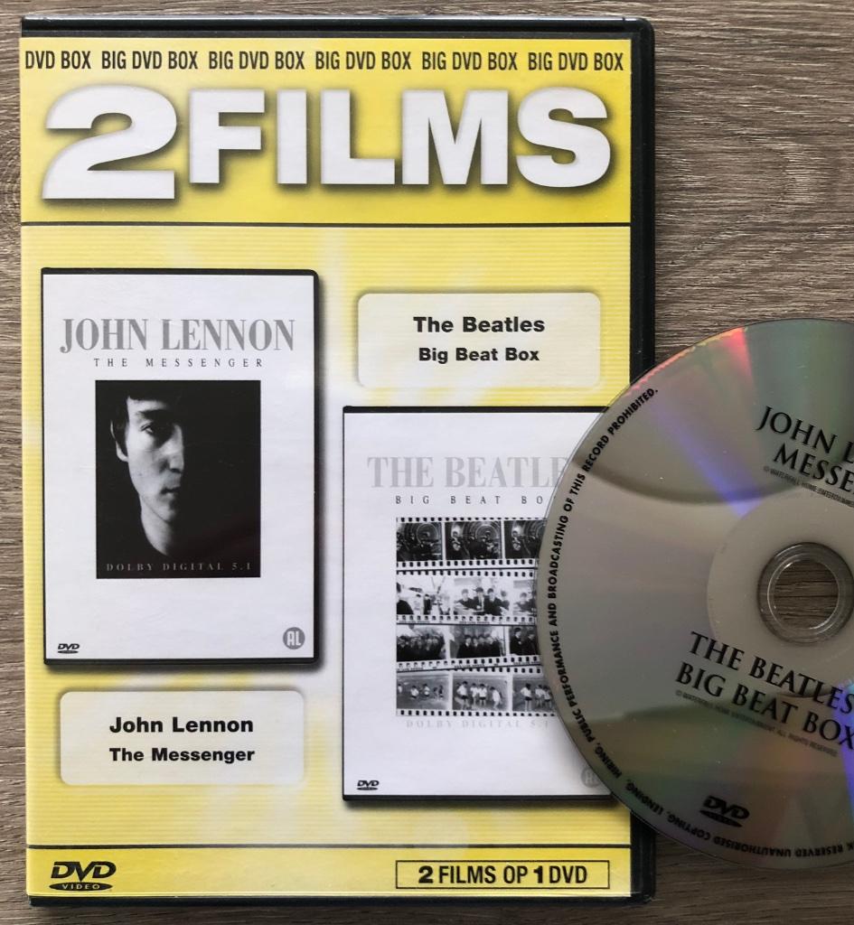 BEATLES - Big beat box / JOHN LENNON - The Messenger (DVD), Vanaf 16 jaar, Ophalen of Verzenden