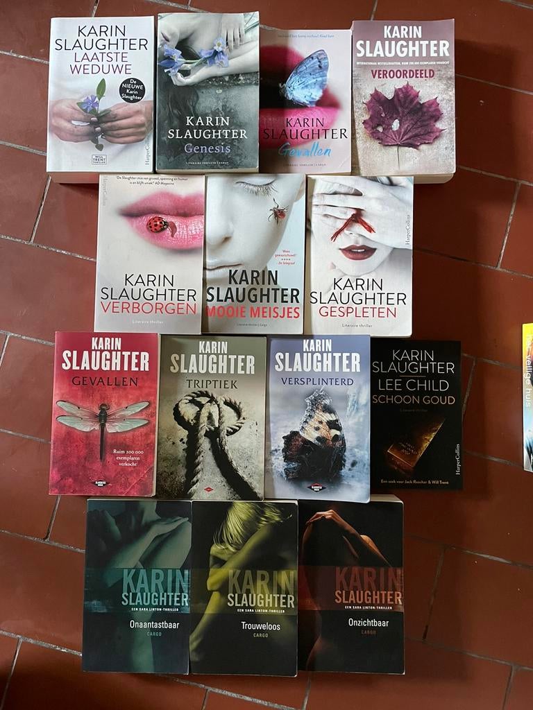 Boeken Karin Slaughter collectie, Ophalen of Verzenden