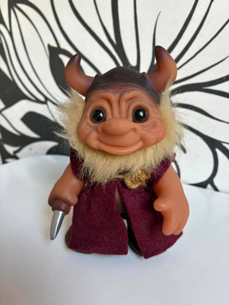 Troll Viking Thomas Dam vintage de 1965, Collections, Enlèvement ou Envoi, Utilisé