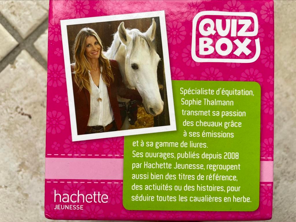 Hachette Boîte à questions cheval, Comme neuf