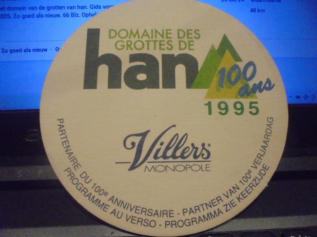 domaine des grottes de Han, Enlèvement ou Envoi, Comme neuf, Sous-bock
