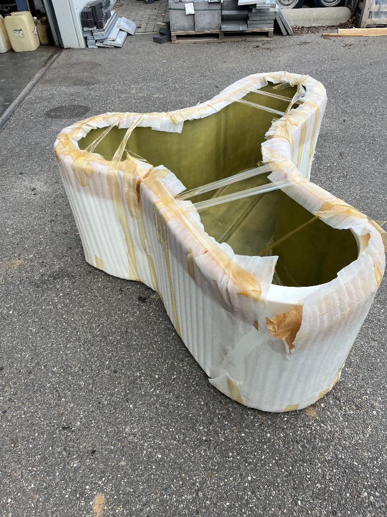 plantbakken in polyester, Enlèvement