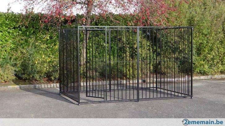 Chenil barreaux 6m² anthracite chenil XXL parc chien enclos, Animaux & Accessoires, Accessoires pour chiens, Envoi, Neuf