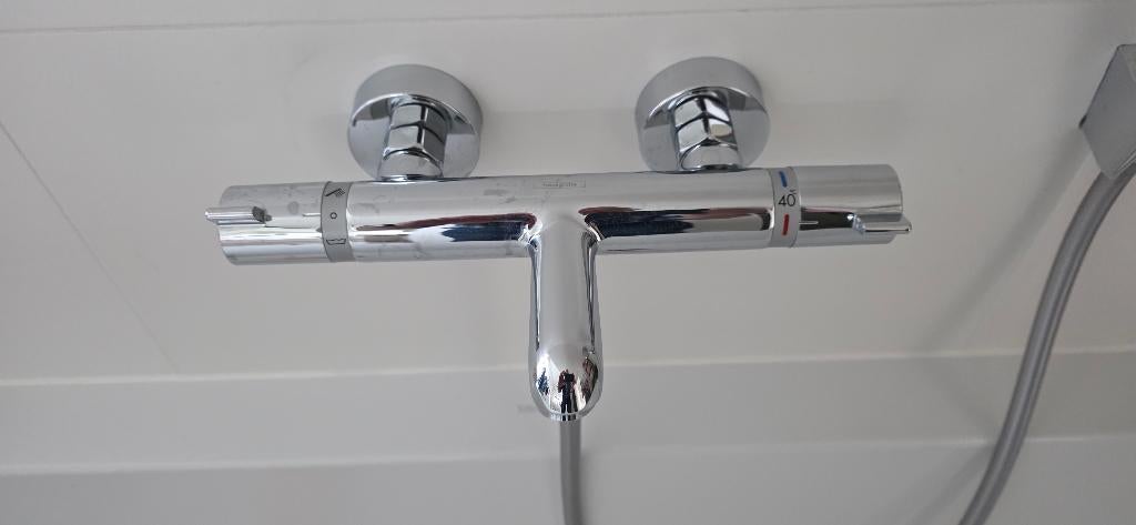 Thermostatisch badkraan met handdouche, Enlèvement ou Envoi, Baignoire