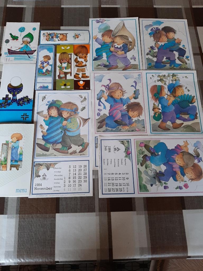 prenten afbeelding communie kalender Jaklien Moerman, Ophalen, Overige typen