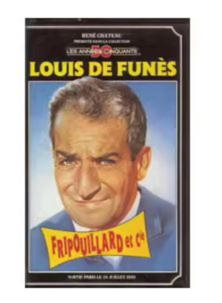 VHS  De Funès "Fripouillard et Cie", Tous les âges, Enlèvement ou Envoi, Comme neuf, Comédie