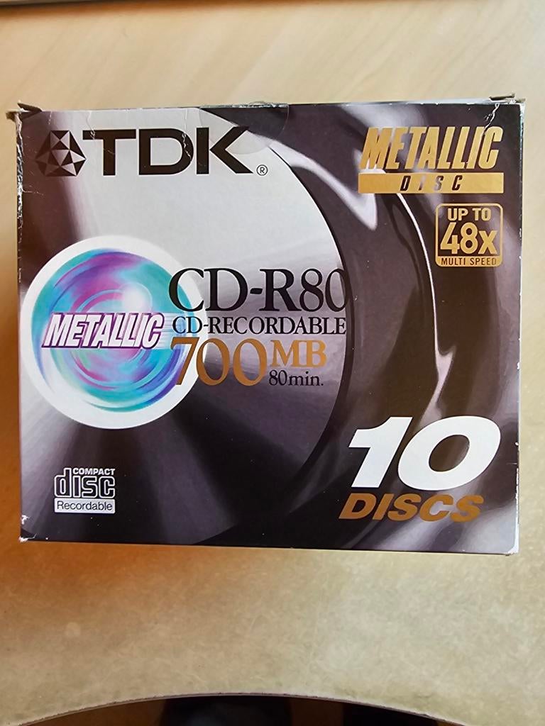 TDK CD-R80, 700 Mo, neuf, 8 pièces, Enlèvement ou Envoi, Neuf, Cd